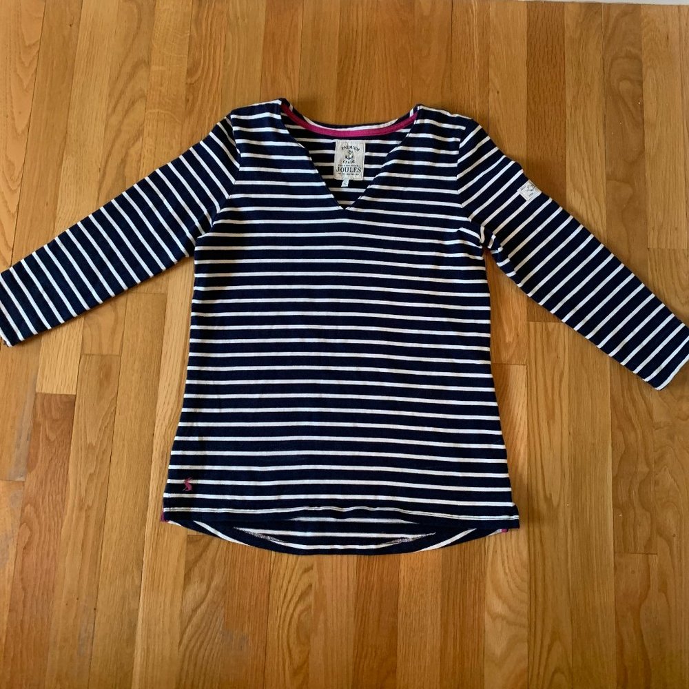 Striped Nautical Print Top